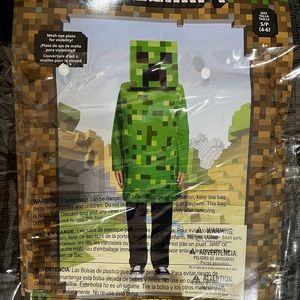Minecraft kids costume size Small 4-6